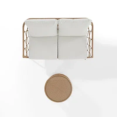 Kirkland's Outdoor Loveseat Set In White