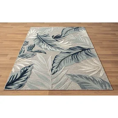 Kirkland's Ferns And Palms Indoor/outdoor Area Rug In Multi