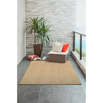 Kirkland's Sand Intertwine Indoor/outdoor Area Rug In Brown