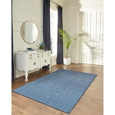 Kirkland's Intertwine Indoor/outdoor Area Rug In Blue