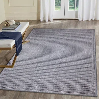 Kirkland's Kaya Navy Gradient Indoor/outdoor Area Rug In Purple