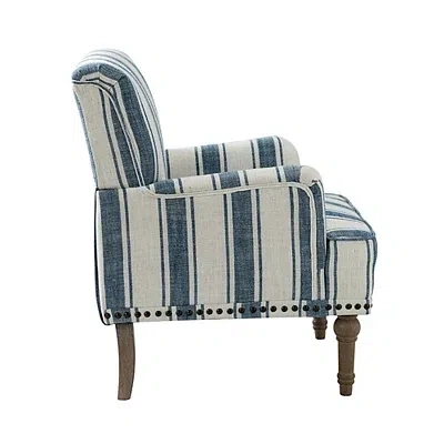Kirkland's Stripe Upholstered Accent Chair In Multi