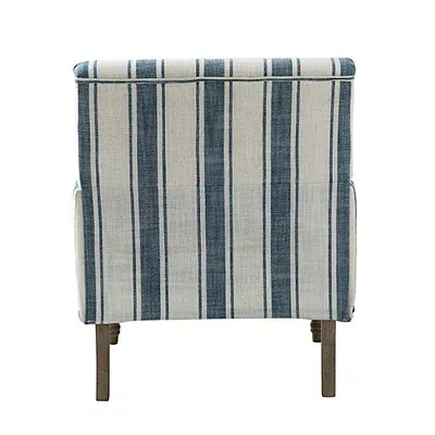 Kirkland's Stripe Upholstered Accent Chair In Multi