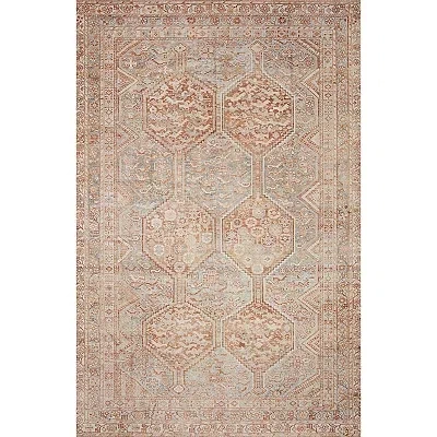 Kirkland's Chris Loves Julia X Loloi Jules Orange Rug In Neutral