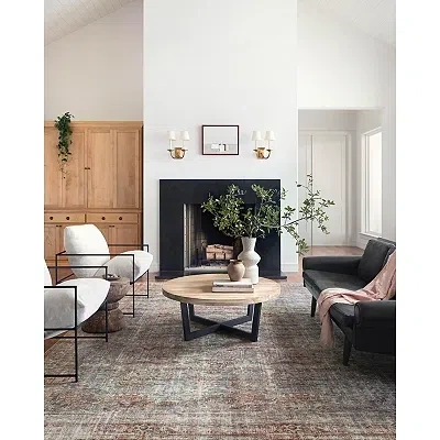 Kirkland's Chris Loves Julia X Loloi Jules Lagoon Rug In Brown