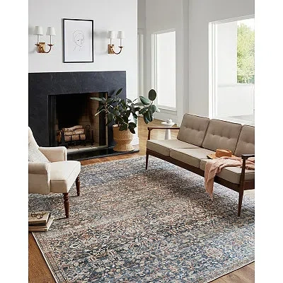 Kirkland's Chris Loves Julia X Loloi Jules Dark Blue Rug In Multi