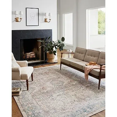 Kirkland's Chris Loves Julia X Loloi Jules Natural Rug In Brown