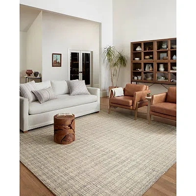 Kirkland's Chris Loves Julia X Loloi Polly Tan Grid Rug In Neutral