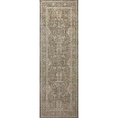 Kirkland's Chris Loves Julia X Loloi Sage Rosemarie Rug In Brown