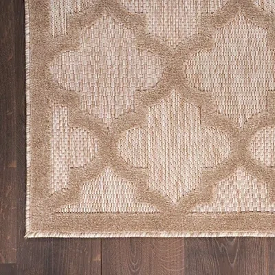 Kirkland's Trellis Indoor/outdoor Area Rug In Brown