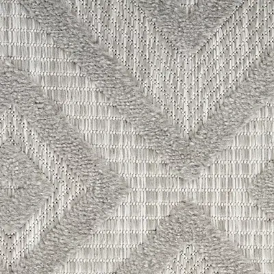 Kirkland's Gray Diamond Indoor/outdoor Area Rug In Gray