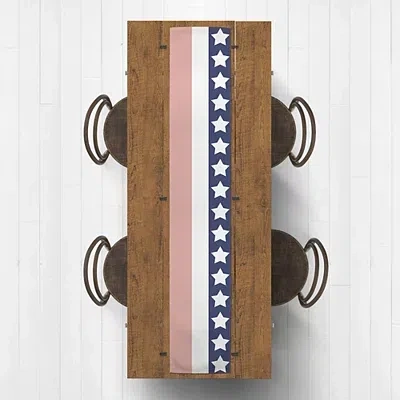 Kirkland's July 4th Simple Stripe Decorative Table Runner In Multi