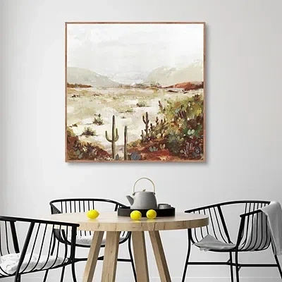 Kirkland's Cactus Canyon Framed Canvas Art Print In Multi