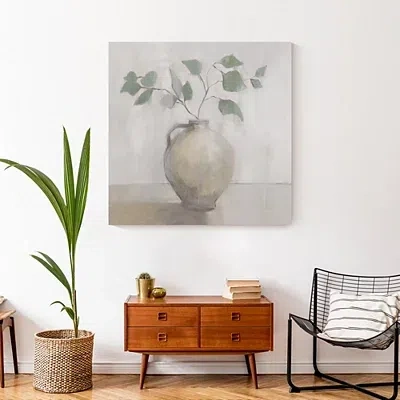 Kirkland's Light Vase Botanical Canvas Art Print In Multi