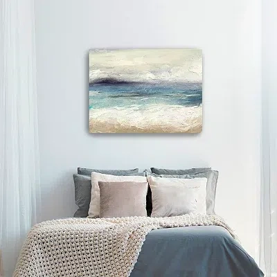 Kirkland's Abstract Seafoam Canvas Wall Art In Multi