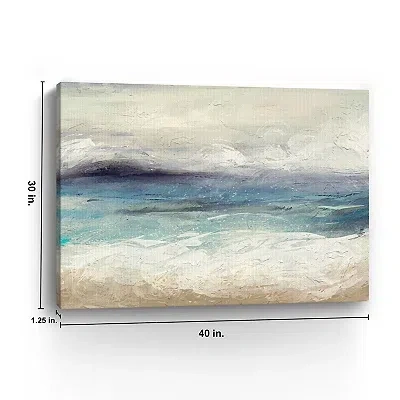 Kirkland's Abstract Seafoam Canvas Wall Art In Multi