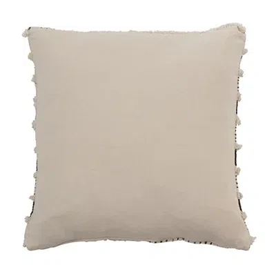 Kirkland's Block Print Throw Pillow In Neutral