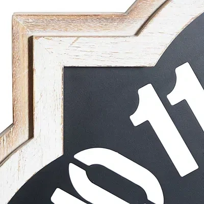 Kirkland's Metal Quatrefoil Farmhouse Wall Clock In Multi