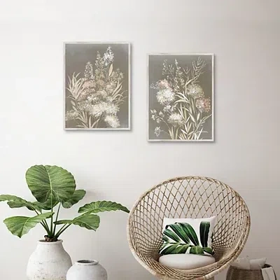 Kirkland's Framed Canvas Art Set In Gray