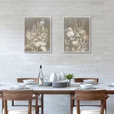 Kirkland's Framed Canvas Art Set In Gray