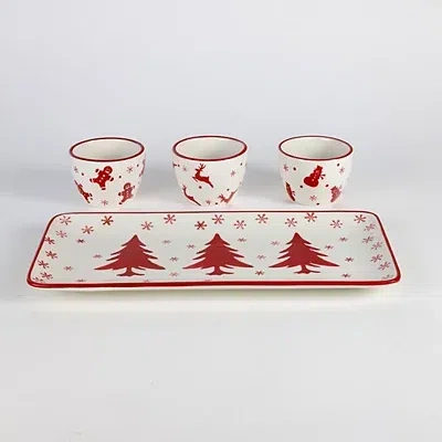 Kirkland's Serving Set In Multi