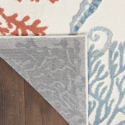Kirkland's Underwater Paradise Area Rug In Neutral