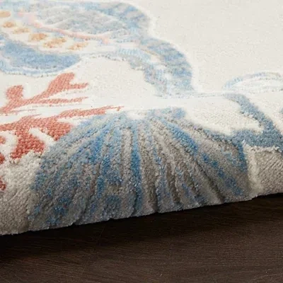 Kirkland's Underwater Paradise Area Rug In Neutral