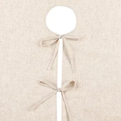 Kirkland's Simple Beige Linen Blend Tree Skirt In Neutral