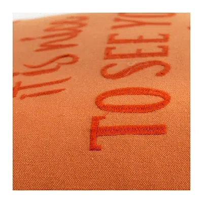 Kirkland's Oh Fall Its Nice To See You Again Throw Pillow In Orange