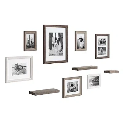 Kirkland's Gallery Wall Frame And Shelf Set In White