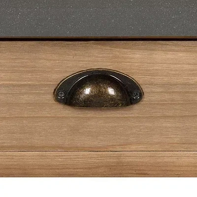 Kirkland's Wood 2-drawer Console Table In Gray