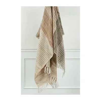 Kirkland's Stripe Woven Throw In Multi