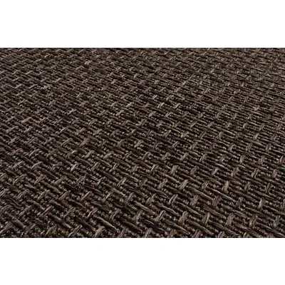Kirkland's Bordered Outdoor Area Rug In Brown