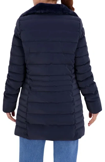 Ookie & Lala Carbon Stadium Puffer Jacket In Blue