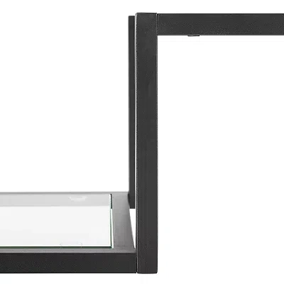 Kirkland's Matte Black Multi Level Console Table In Black