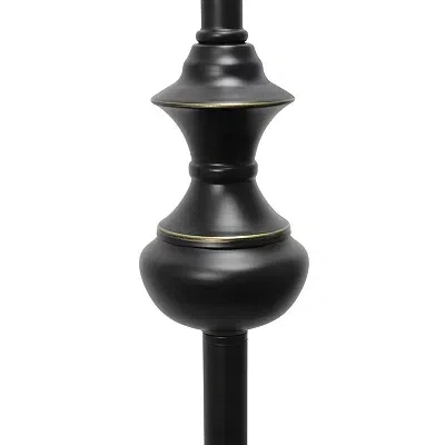 Kirkland's Floor And Table Lamp Set In Brown