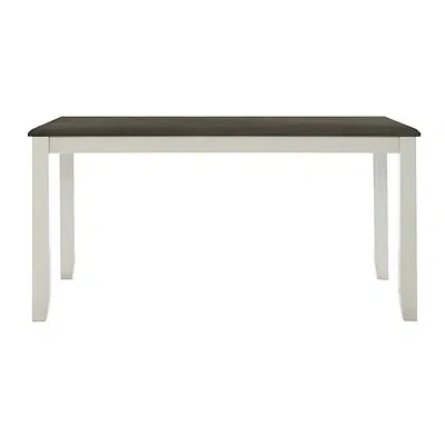 Kirkland's Two-toned Wood Dining Table In White