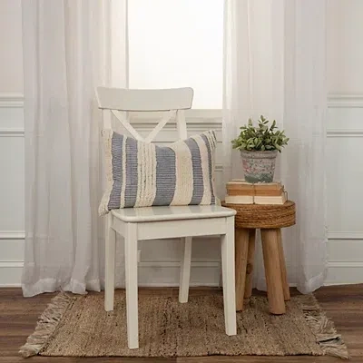 Kirkland's Tufted Stripes Lumbar Pillow In Multi