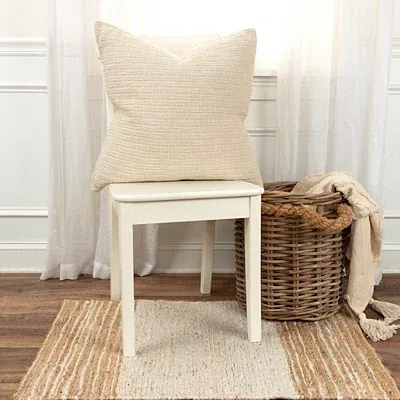Kirkland's Subtle Striped Oversized Pillow In Neutral