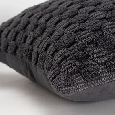 Kirkland's Heavily Textured Pillow In Gray