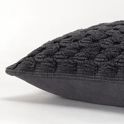 Kirkland's Heavily Textured Pillow In Gray