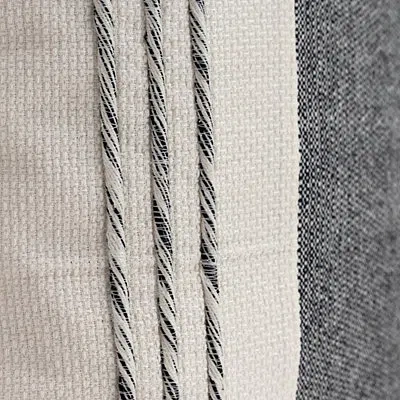 Kirkland's Block Loop Throw Pillow In Neutral