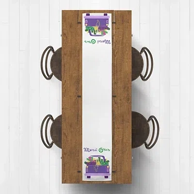 Kirkland's Mardi Gras Truck Table Runner In Multi