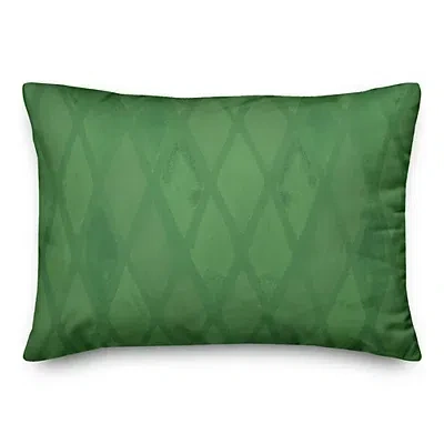 Kirkland's Feed Me King Cake Lumbar Pillow In Green