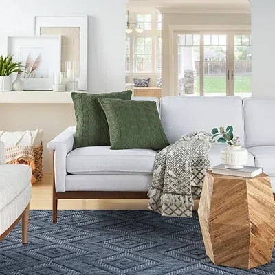 Kirkland's Olive Cable Knit Throw Pillows In Green