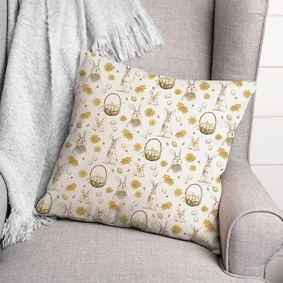 Kirkland's Easter Greetings Bunny Pillow In Multi