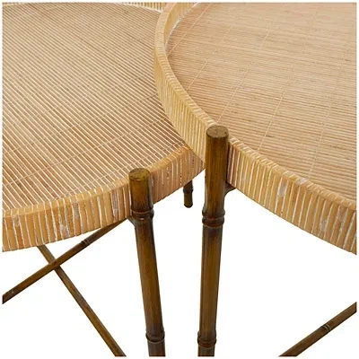 Kirkland's Nesting Coffee Table Set In Brown