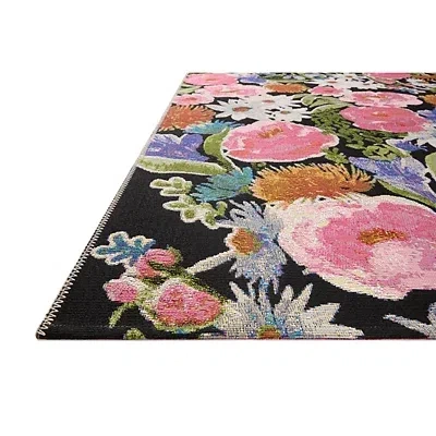 Kirkland's Midnight Garden Party Indoor/outdoor Rug In Multi