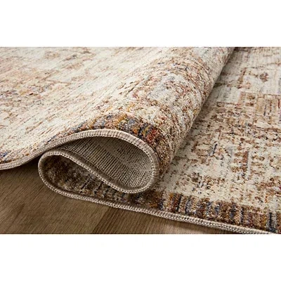 Kirkland's Mocha And Cream Sorrento Area Rug In Brown