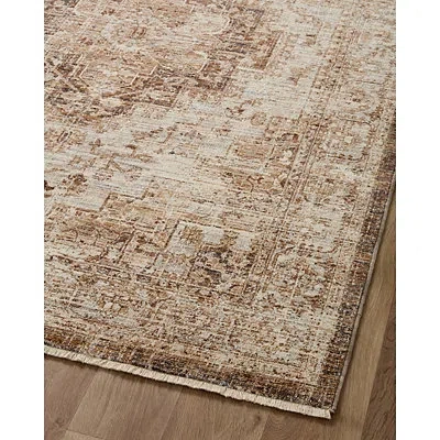 Kirkland's Mocha And Cream Sorrento Area Rug In Brown